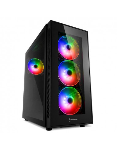 Carcasa Sharkoon TG5 PRO ATX, fara sursa, RGB,TG5 PRO RGB