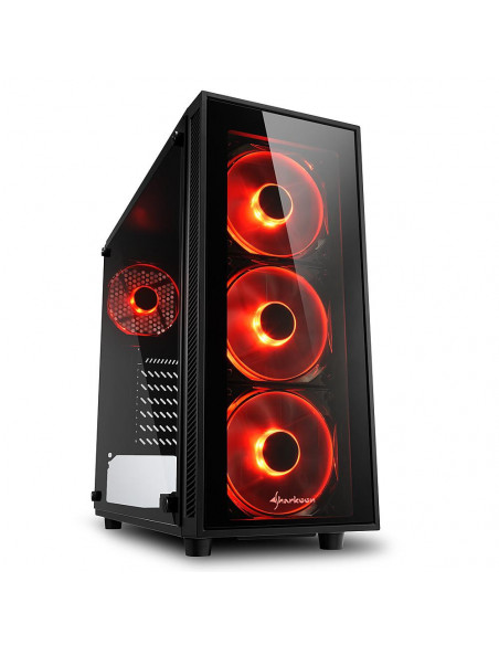 Carcasa Sharkoon TG4 ATX, fara sursa, red,TG4 RED