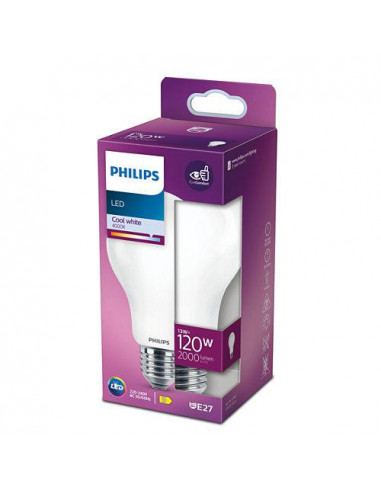 Bec LED Philips Classic A67, E27, 13W (120W), 2000 lm, lumina