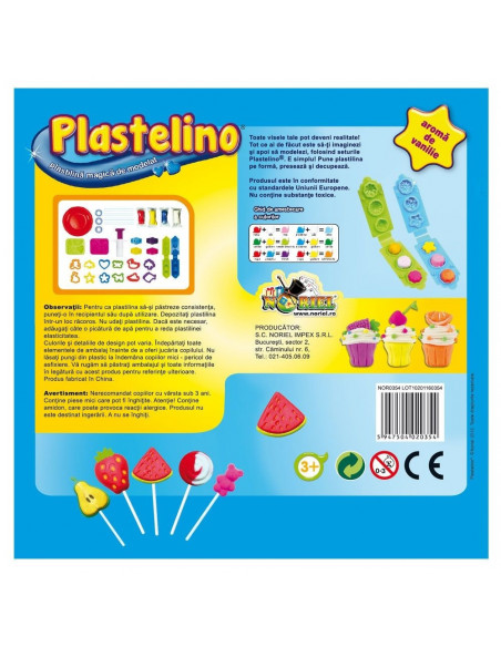 Atelierul De Dulciuri, Plastelino Noriel,Uniq354