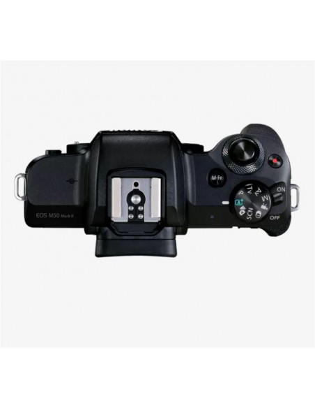 Camera foto Canon EOS M50 Mark II, Black KIT EF-M15-45 IS STM