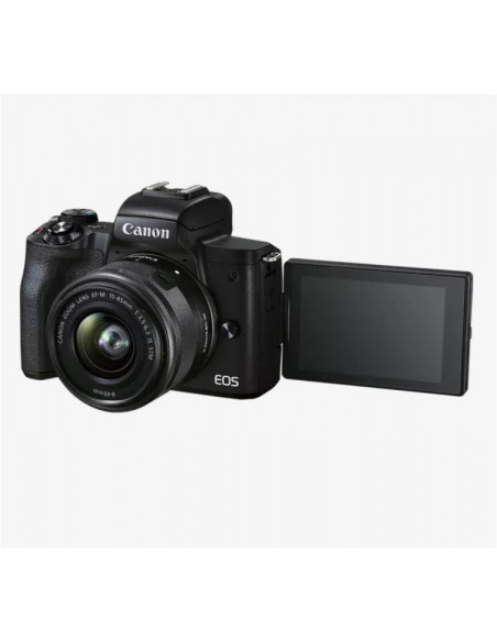 Camera foto Canon EOS M50 Mark II, Black KIT EF-M15-45 IS STM