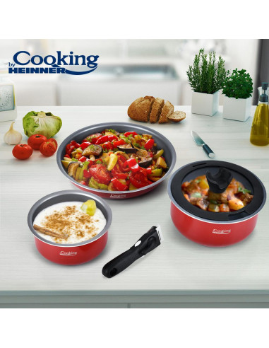 SET GATIT ALUMINIU 5 PIESE, SALSA, COOKING BY