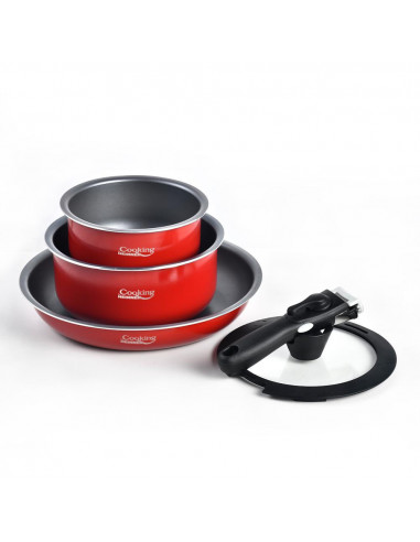 SET GATIT ALUMINIU 5 PIESE, SALSA, COOKING BY