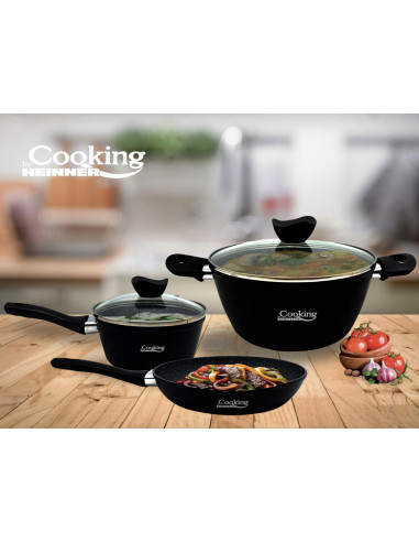 SET GATIT ALUMINIU 5 PIESE, MADEIRA, COOKING BY