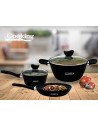 SET GATIT ALUMINIU 5 PIESE, MADEIRA, COOKING BY