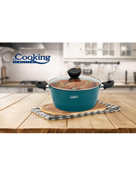 SEMIOALA ALUMINIU+CAPAC, 28x11.5 CM, 6.8 L, SYVOTA, COOKING BY