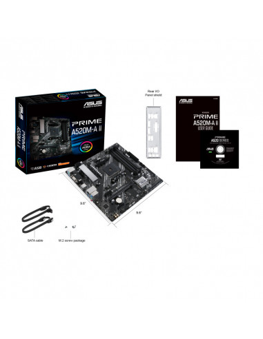 Placa de baza Asus PRIME A520M-A II AM4,PRIME A520M-A II