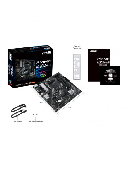 Placa de baza Asus PRIME A520M-A II AM4,PRIME A520M-A II