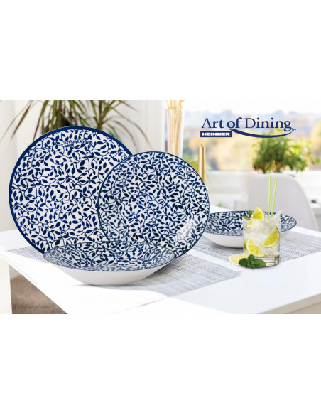 SERVICIU MASA 18 PIESE PORTELAN, DILARA, ART OF DINING BY