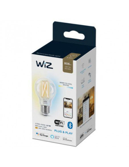 Bec LED inteligent vintage WiZ Filament Whites Philips