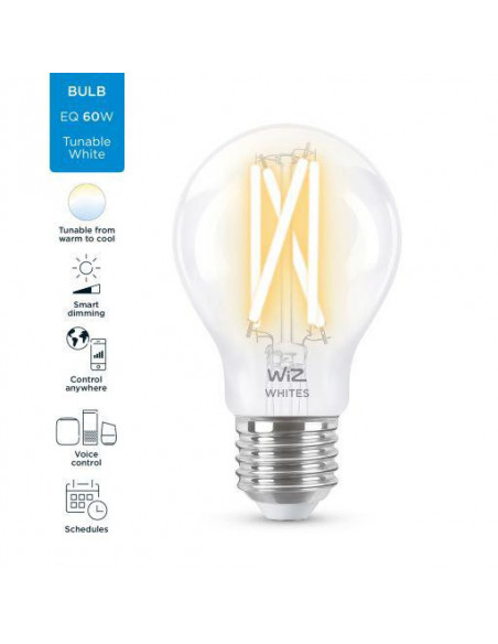 Bec LED inteligent vintage WiZ Filament Whites Philips