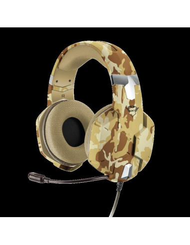 Casti Gaming Trust GXT 322D Carus, cu fir, desert camo,TR-22125
