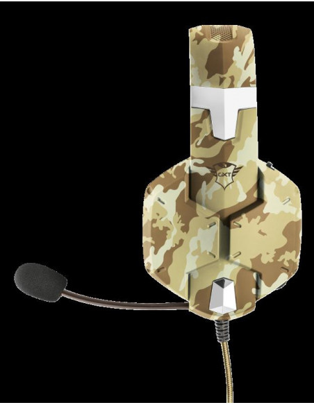 Casti Gaming Trust GXT 322D Carus, cu fir, desert camo,TR-22125