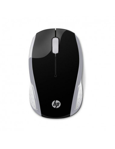 2HU84AA,Mouse HP Wireless 200 Pike Silver, Gri/ Negru