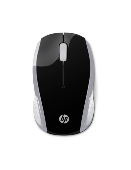 2HU84AA,Mouse HP Wireless 200 Pike Silver, Gri/ Negru