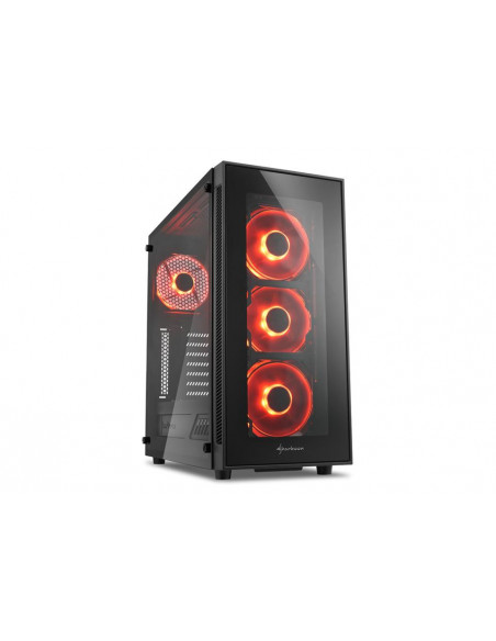 Carcasa Sharkoon TG5 ATX, fara sursa, red,TG5 RED