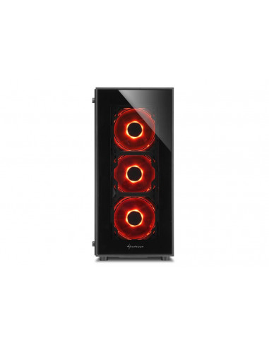 Carcasa Sharkoon TG5 ATX, fara sursa, red,TG5 RED