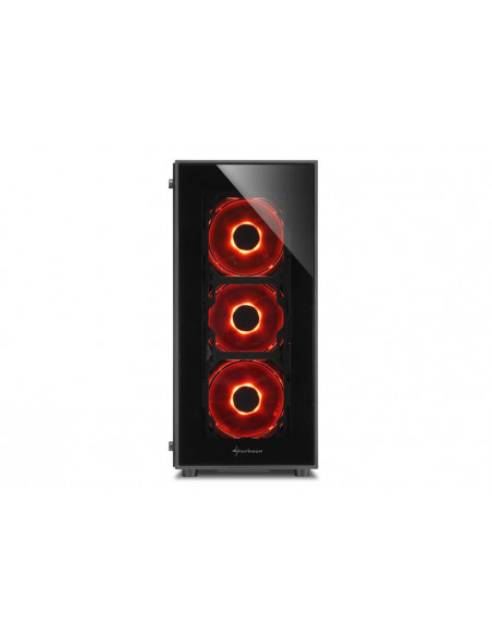 Carcasa Sharkoon TG5 ATX, fara sursa, red,TG5 RED