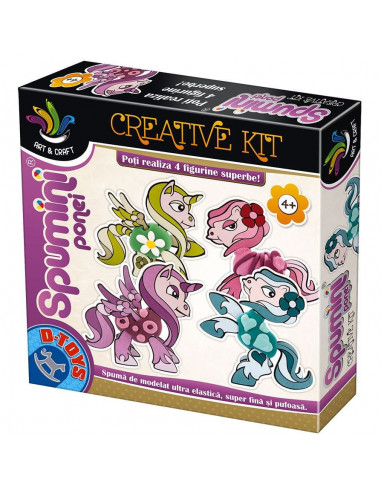 Ponei Spumini, Joc Creativ D-Toys,Uniq71880