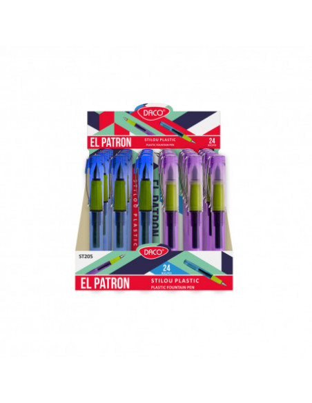 ST205,Stilou Daco El patron st205, Penita F, Diverse culori