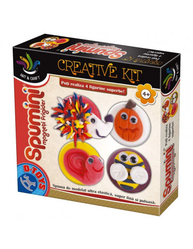 Magneti Frigider Spumini, Joc Creativ D-Toys,Uniq71859