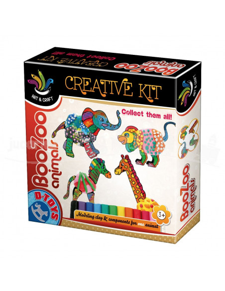 Boozoo Animals, Joc Creativ D-Toys 68071-1,Uniq68071-1