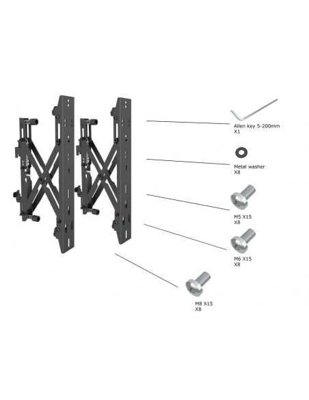 Suport PUSH IN POP OUT, Multibrackets 4726 seria M Pro