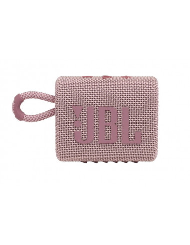 Boxa portabila JBL GO3, IPX67, Bluetooth, Roz,JBLGO3PINK