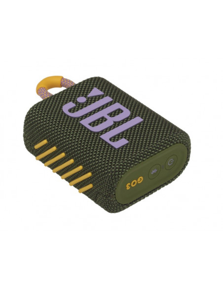 Boxa portabila JBL GO3, IPX67, Bluetooth, Verde,JBLGO3GRN
