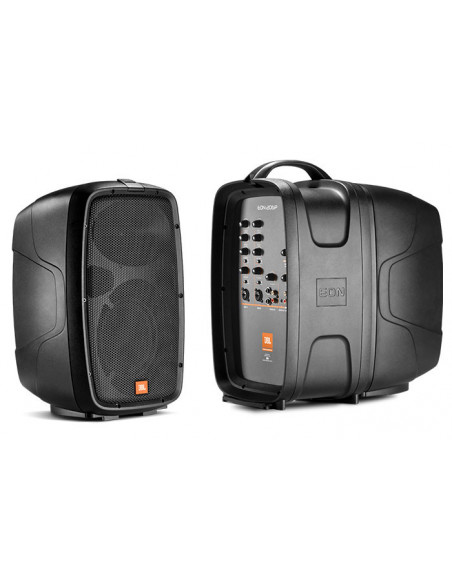Boxe active portabile 2x80W JBL EON 206P, 2 cai, mixer