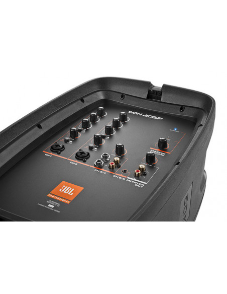 Boxe active portabile 2x80W JBL EON 206P, 2 cai, mixer