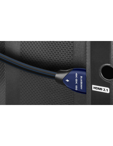 Cablu HDMI 4K AudioQuest BlueBerry, HDMI 2.1/HDCP 2.2, eARC