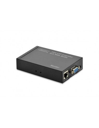 Extender VGA+audio prin 1 x cat5/6, 300m, Digitus