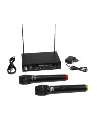 Set microfon de mana dublu wireless OMNITRONIC