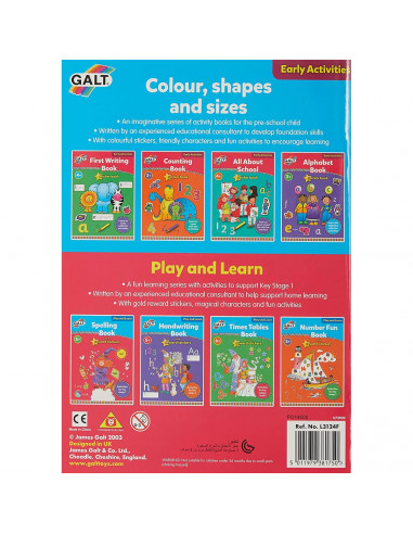 Carte de colorat - Culori, Forme si Dimensiuni,L3124F