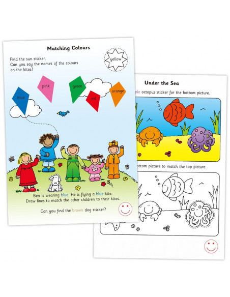 Carte de colorat - Culori, Forme si Dimensiuni,L3124F