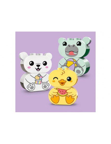 Lego Duplo, Tren cu Animale Plutitor,10965