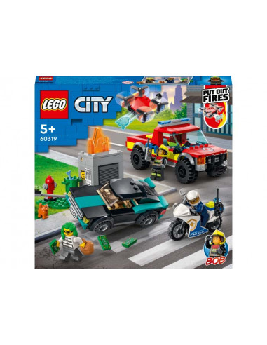 Lego City, Salvarea de incendiu si urmarirea politiei,60319