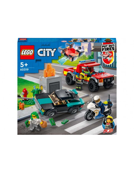 Lego City, Salvarea de incendiu si urmarirea politiei,60319