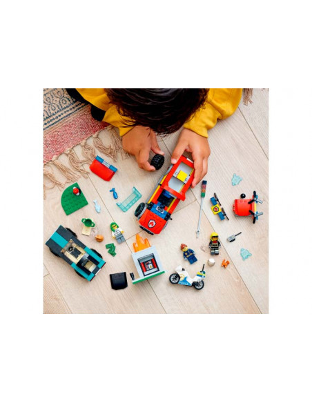 Lego City, Salvarea de incendiu si urmarirea politiei,60319