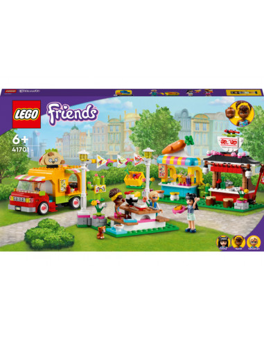 Lego Friends, Piata de Street Food,41701