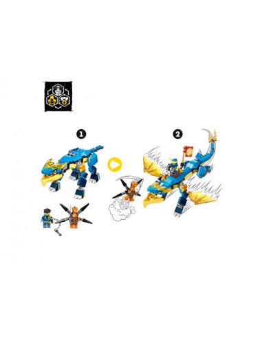 Lego Ninjago, Dragonul Tunet EVO al lui Jay,71760