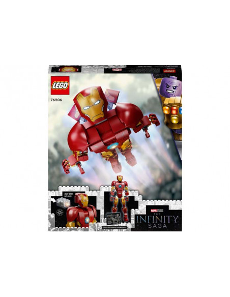 Lego Super Heroes, Figurina Iron Man,76206