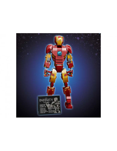 Lego Super Heroes, Figurina Iron Man,76206