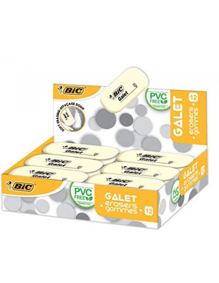 Radiera BIC Galet, 12 buc/cutie,ROB-927866 Radiera BIC Galet, 12 buc/cutie,ROB-927866