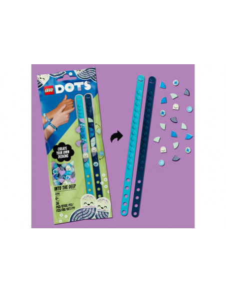 Lego Dots, Bratara cu accesorii - Aventuri sub valuri,41942