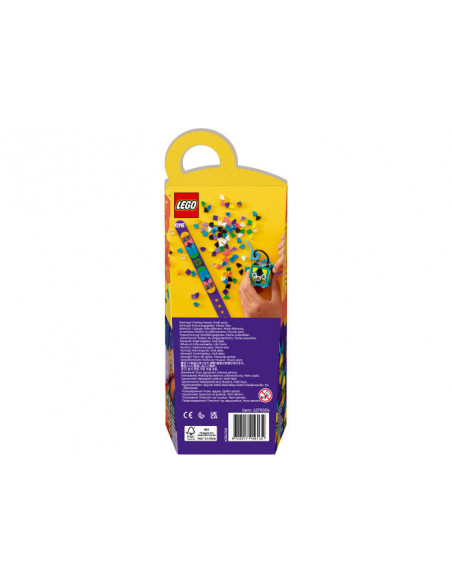 Lego Dots, Bratara si talisman - Tigru neon,41945