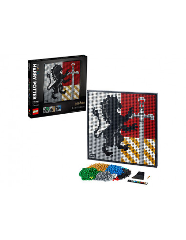 Lego Art, Stemele Caselor de la Hogwarts,31201
