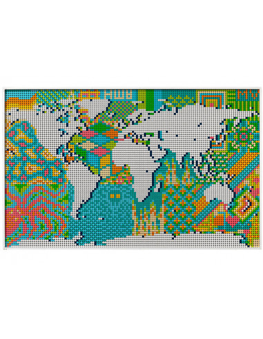 Lego Art, Harta lumii,31203